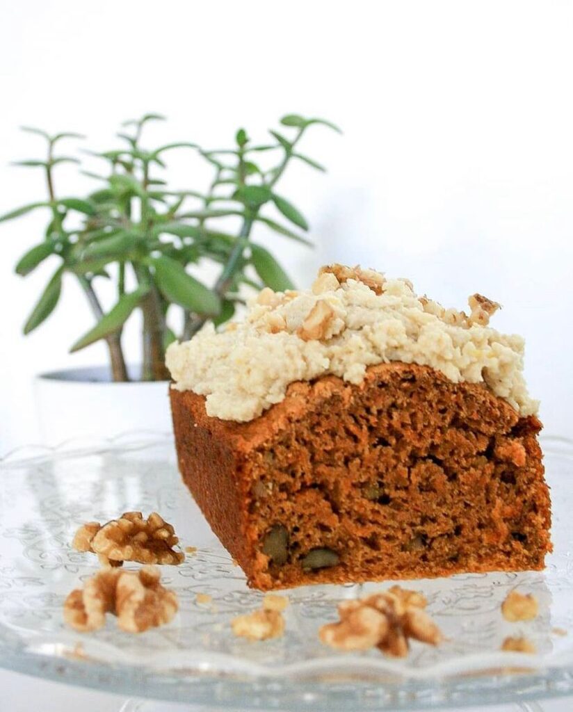 Plantaardige carrot cake vegan