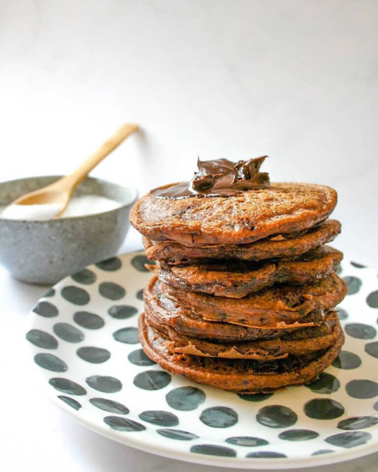 vegan brownie pannenkoeken